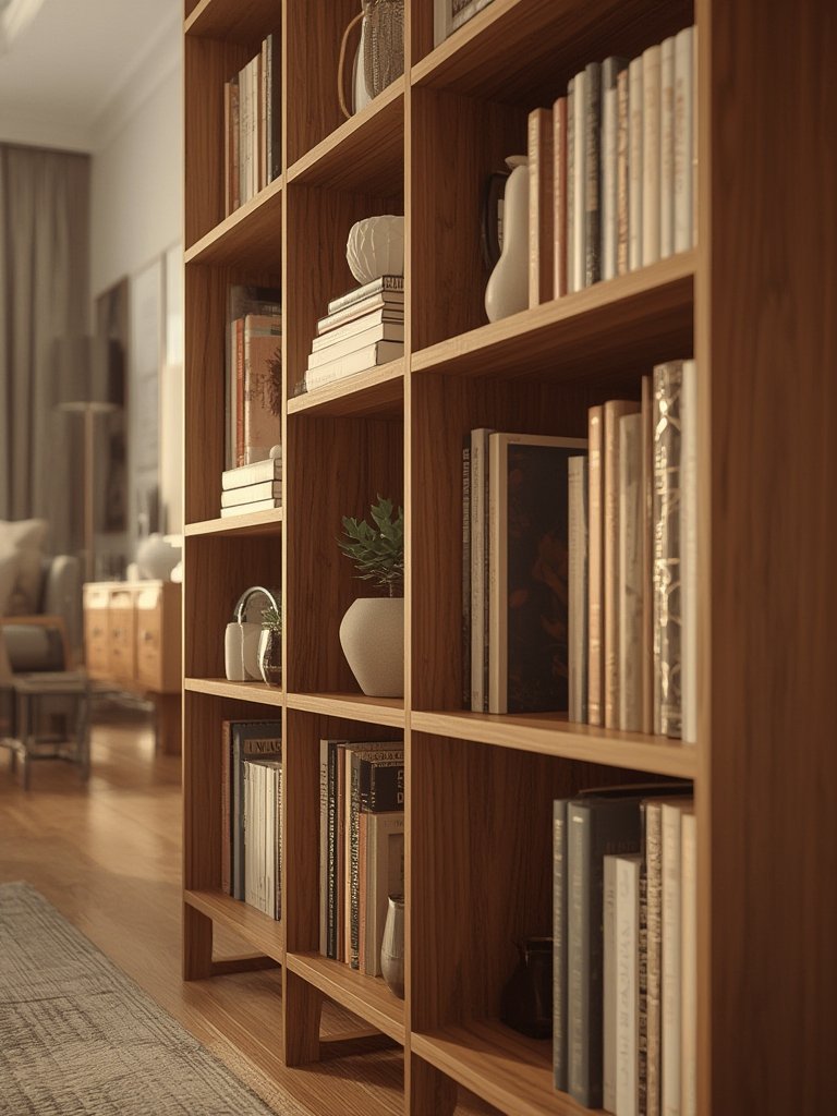 bookshelf organizer in action