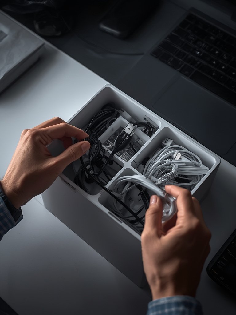 Cord Organizer & Cable Management Box: 7 Smart Wins for a Clutter-Free Home 3 cord organizer,cable management,cable organizer box - Illustration 2