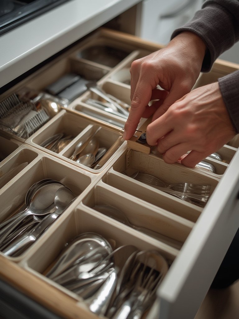 drawer dividers,adjustable drawer dividers,drawer organizer - Illustration 2