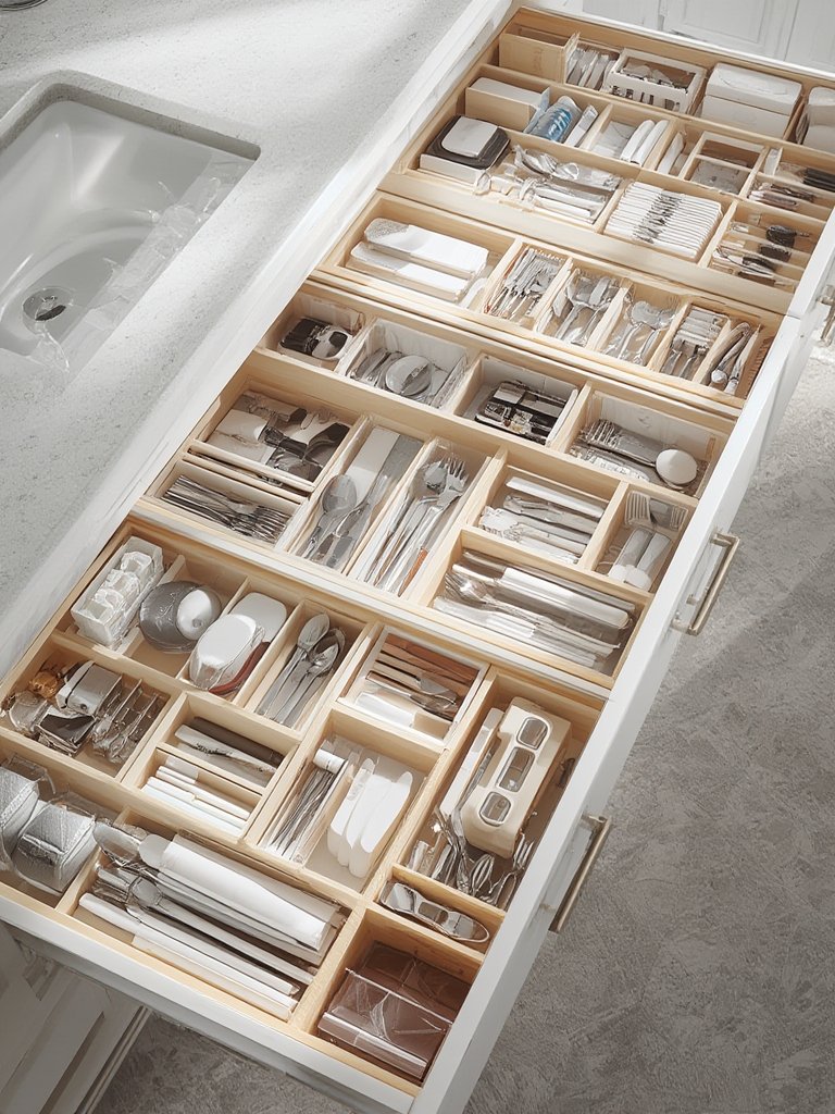 drawer dividers,adjustable drawer dividers,drawer organizer - Illustration 3