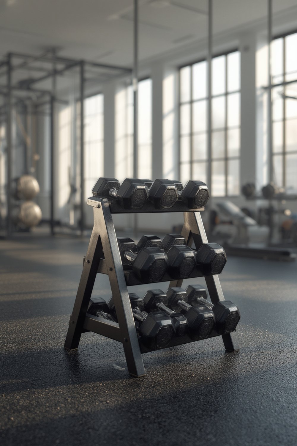 dumbbell rack product view