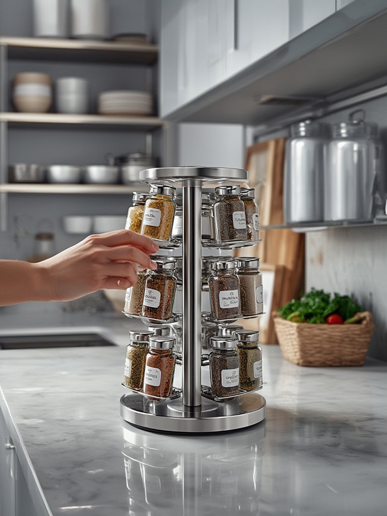 spice rack in action