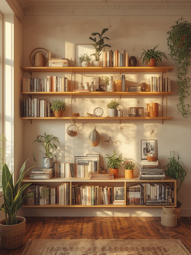 Renter Friendly Storage: 7 Brilliant Ideas To Upgrade Renters Storage (Essential) 4 no drill shelves,renter friendly storage,no drill wall shelves - Illustration 3