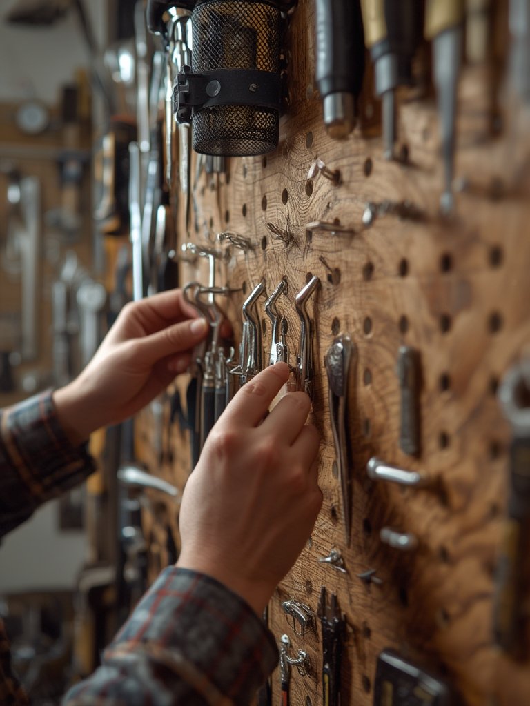 Pegboard Organizer – 7 Proven Ideas For Smart Wall And Garage Organization 3 pegboard organizer,wall organizer board,garage pegboard - Illustration 2