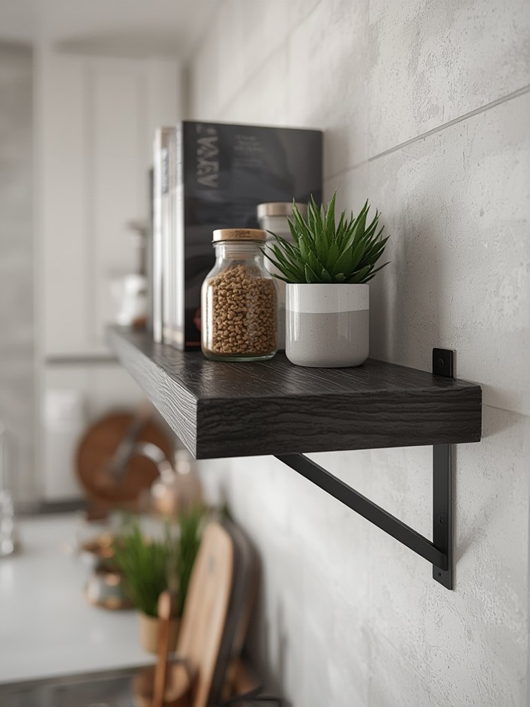 Floating Shelves: 7 Ultimate Checklist for Amazing Small Space Solutions 2 floating shelves in action