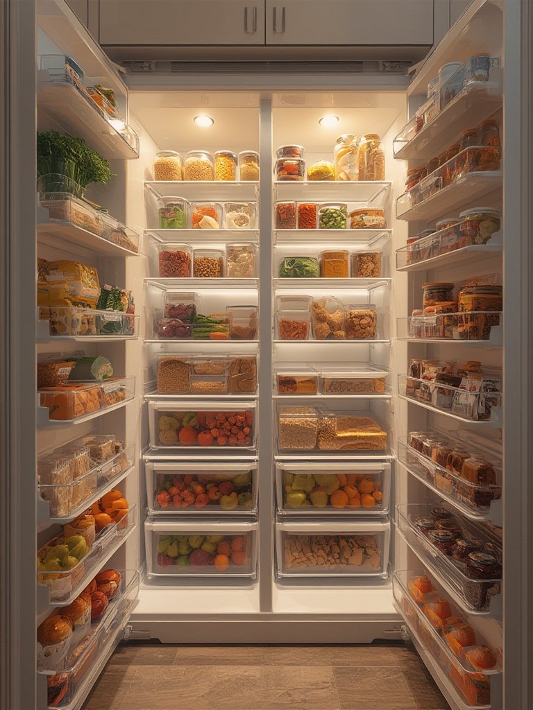 clear pantry bins,fridge organizers,pantry bins - Illustration 3